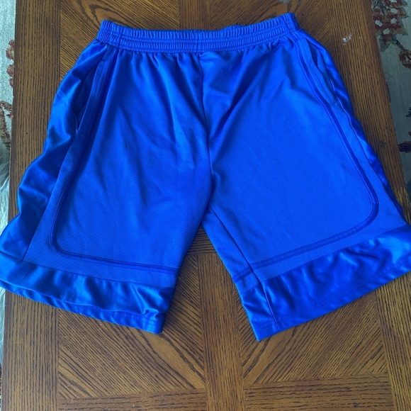 Red and Blue Athletic Shorts - Picture 5 of 10